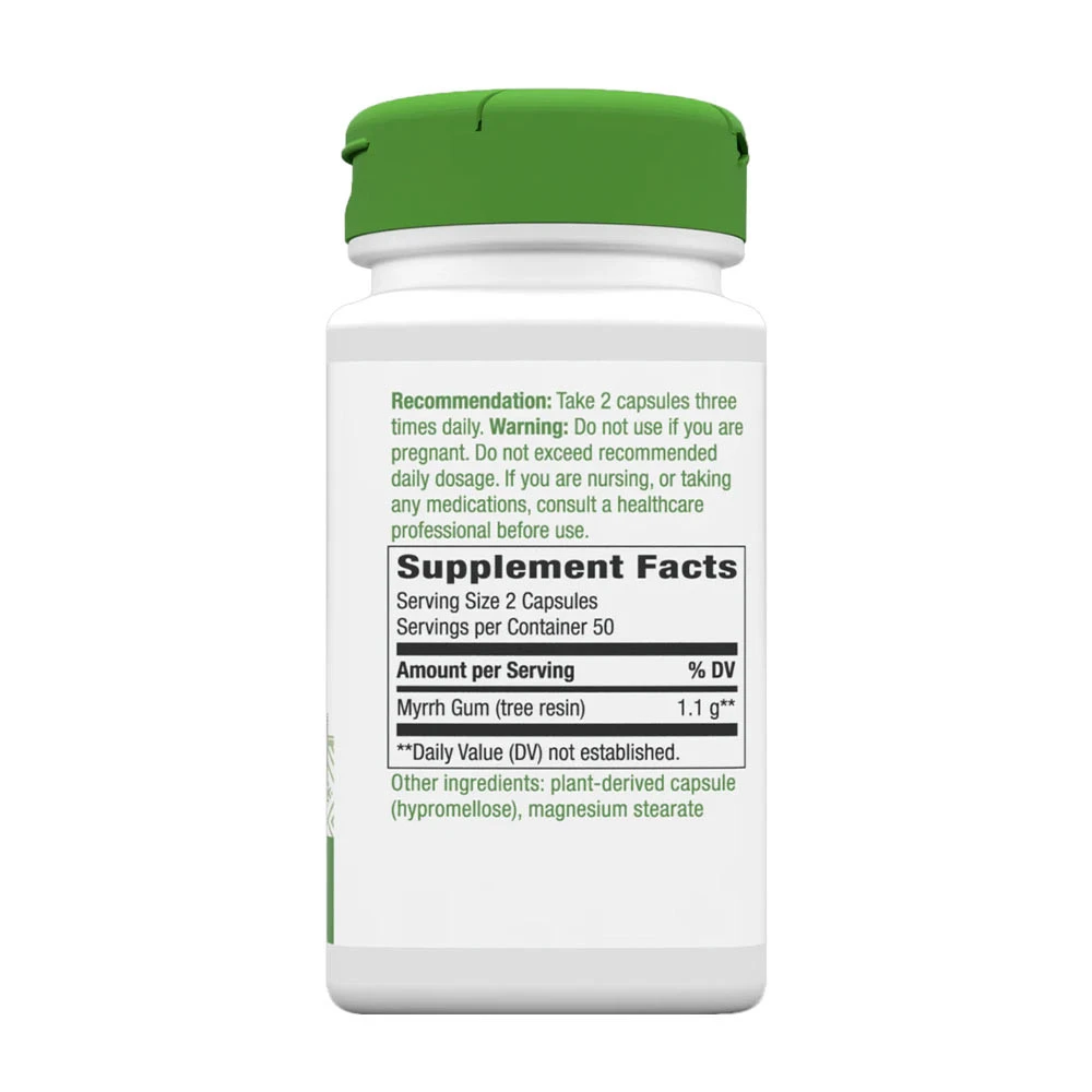 Nature's Way - Myrhová živica (100 kapsúl) – Obrázok 2