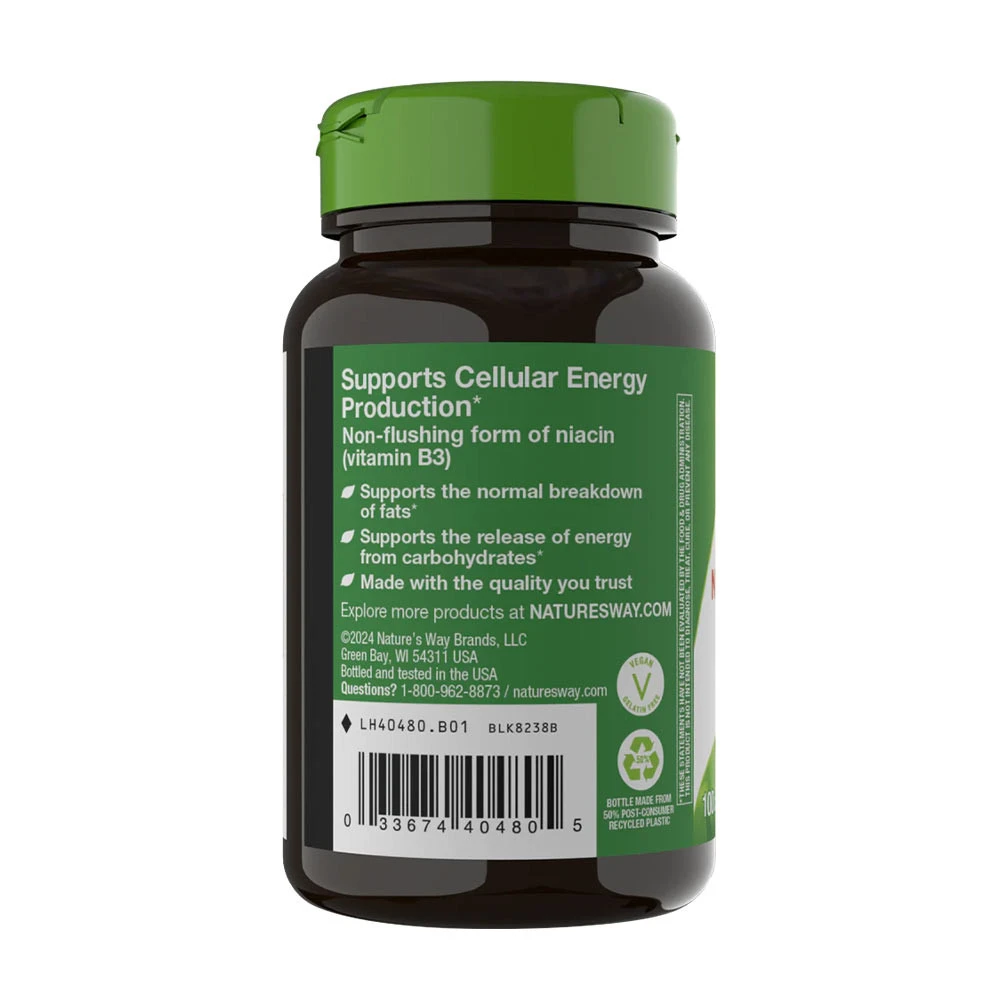 Nature's Way Niacinamid (100 kapsúl) – Obrázok 3