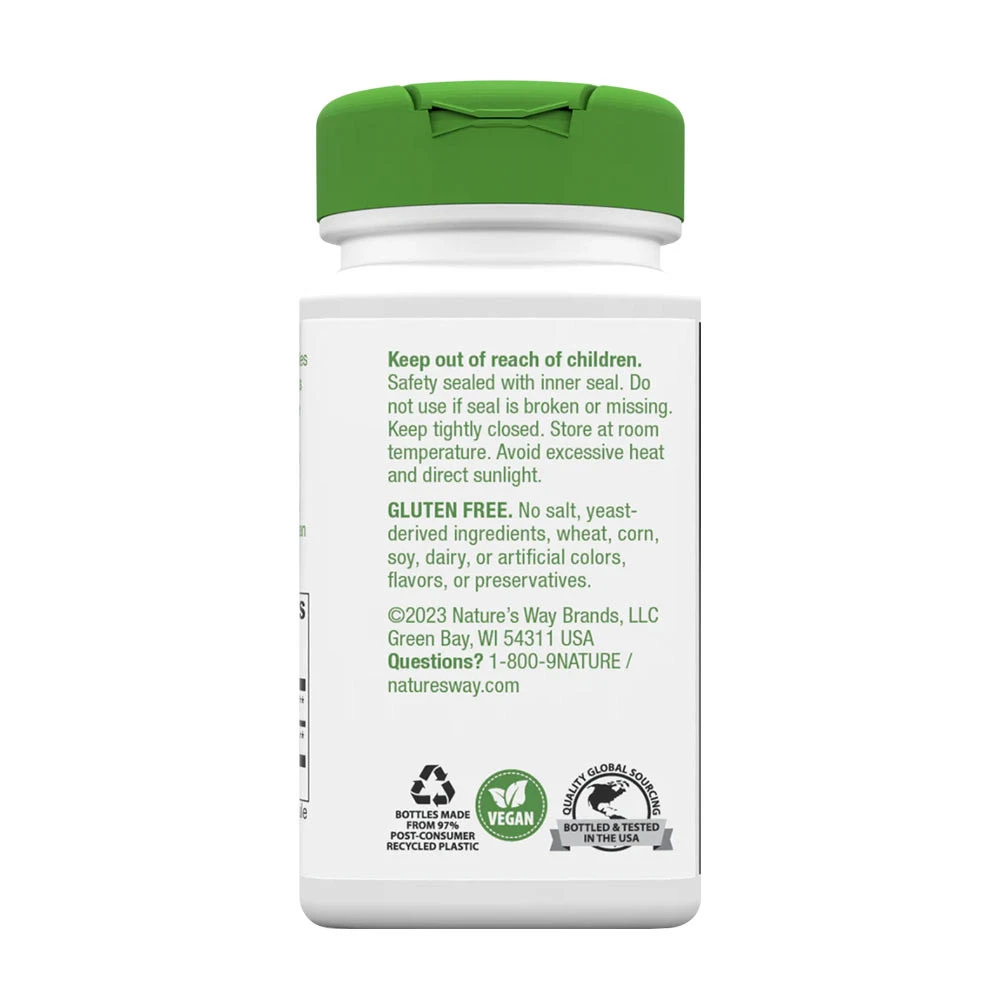 Nature's Way - Listy medvedice lekárskej (100 kapsúl) – Obrázok 8