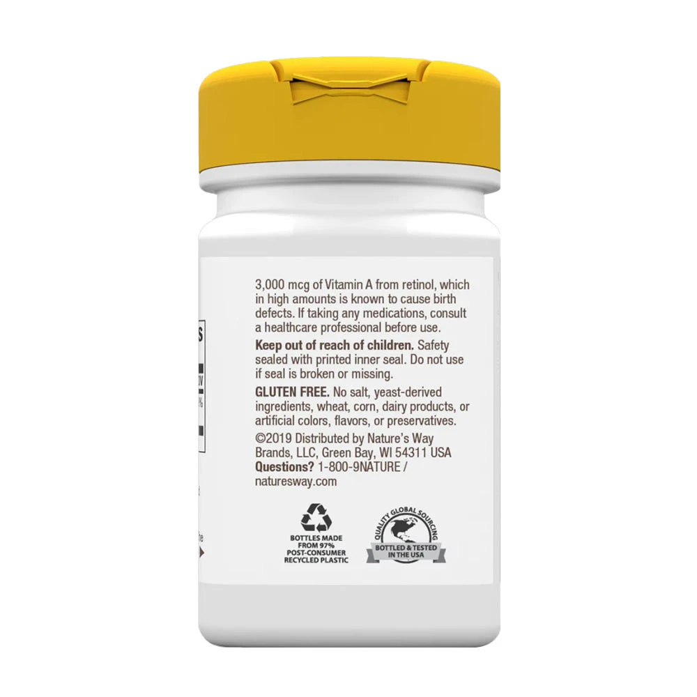 Nature's Way - Vitamín A (100 mäkkých kapsúl) – Obrázok 5