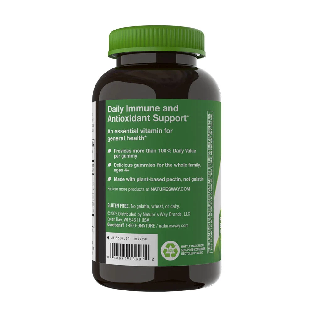 Nature's Way - Vitamín C vo forme gumových cukríkov (120 gumeniek) – Obrázok 3