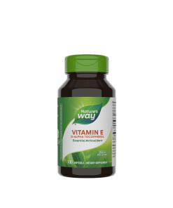 Nature's Way - Vitamín E D-alfa-tokoferol (100 mäkkých kapsúl)
