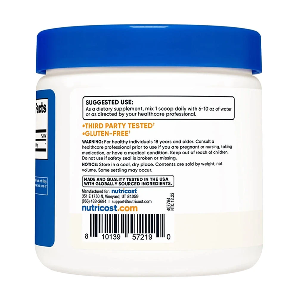 Nutricost - Prášok L-teanínu Nutricost (100 g) – Obrázok 5