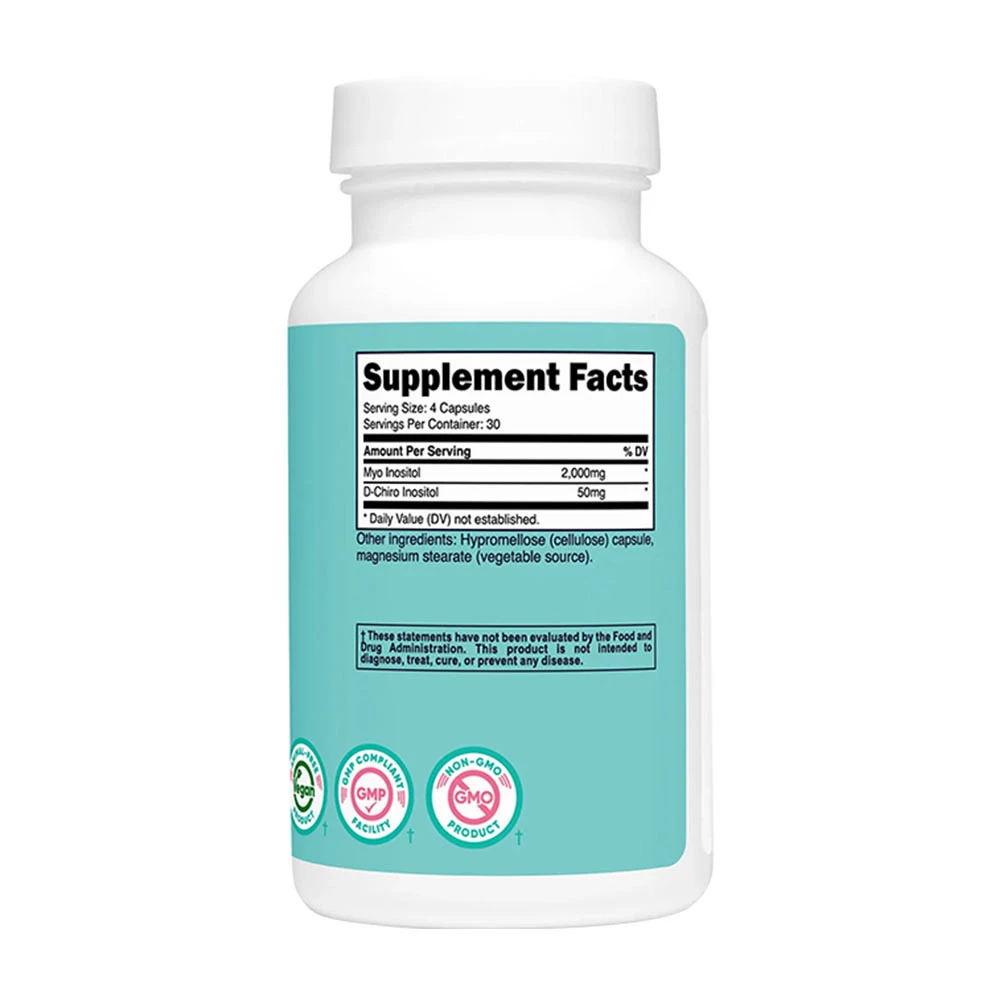 Nutricost - Myo & D-Chiro Inozitol pre ženy (120 kapsúl) – Obrázok 2