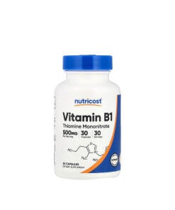 Nutricost - Vitamín B1 Tiamín 500 mg (30 kapsúl)