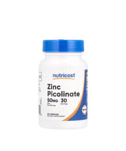Nutricost - Zinkový pikolinát 50 mg (30 kapsúl)