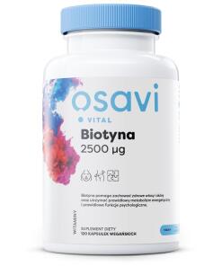 Osavi - Biotín, 2500 mcg (120 rastlinných kapsúl)