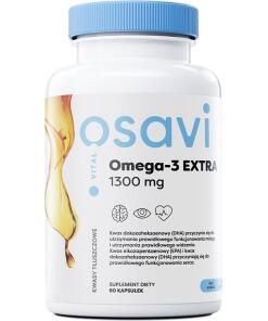 Osavi - OSAVI Omega-3 Extra, 650 mg - príchuť citrón (60 kapsúl)