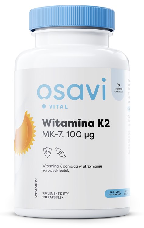 Osavi - OSAVI Vitamín K2 MK-7, 100 mcg (120 kapsúl)