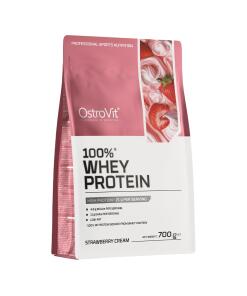 OstroVit - OSTROVIT 100% srvátkový proteín s príchuťou jahodovej smotany (700 g)