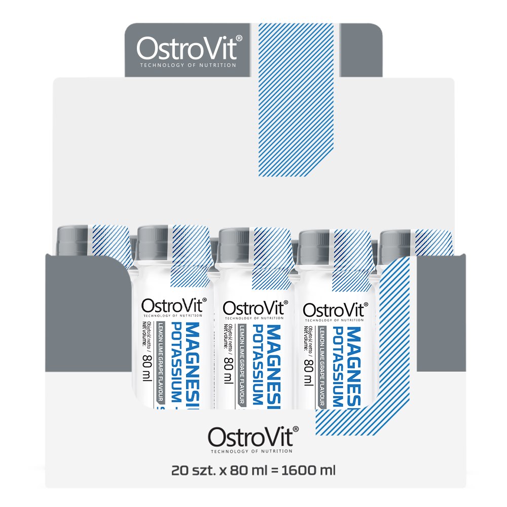 OstroVit - OstroVit Horčík Draslík + B6 Shot (80 ml x 20 DISPLAY)