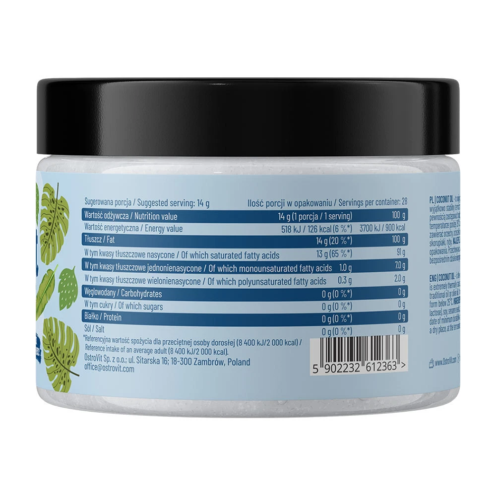OstroVit - Kokosový olej (400 g) – Obrázok 6