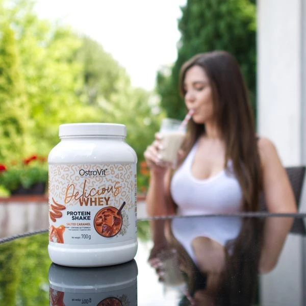 OstroVit - OstroVit Delicious WHEY (700 g, Čokoládový banán) – Obrázok 7