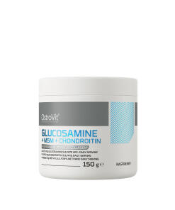 OstroVit - Glukozamín + MSM + Chondroitín prášok (150 g, Malina)