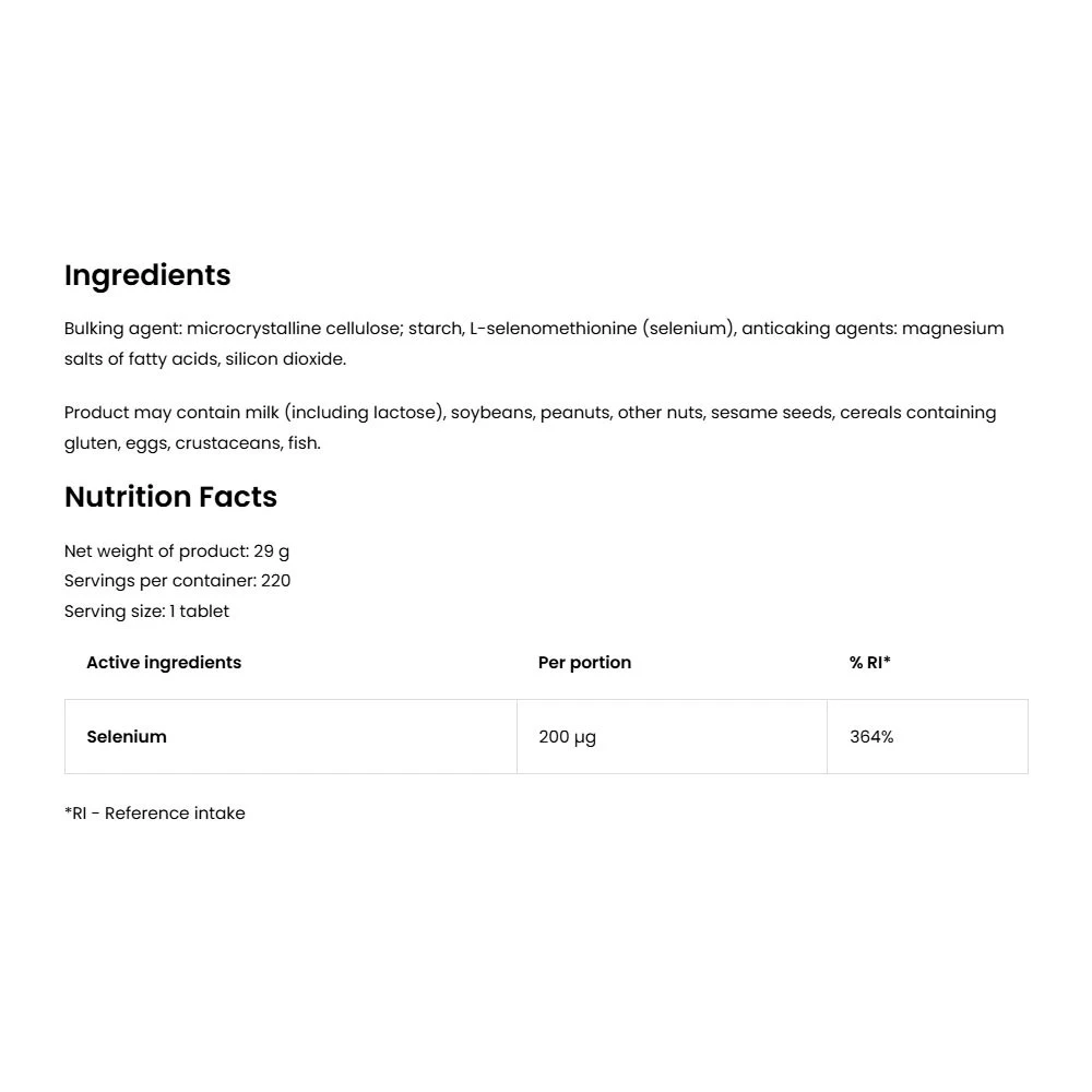 OstroVit - OstroVit Selén (220 tabliet) – Obrázok 5