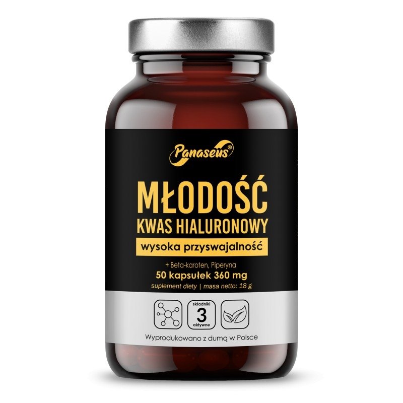 Panaseus - PANASEUS Hyaluronová kyselina pre mladosť (50 kapsúl)