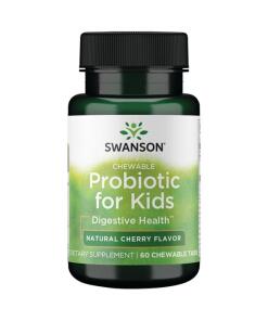 Swanson Probiotiká pre deti na cmúľanie 60 tabliet
