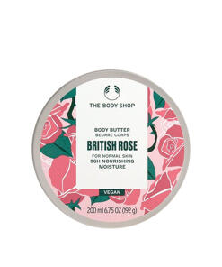 The Body Shop - Maslo na telo British Rose (200 ml)