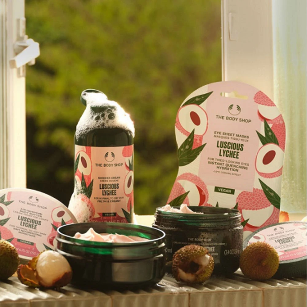 The Body Shop - Krémový sprchový gél s lyčím (250 ml, Lychee) – Obrázok 6