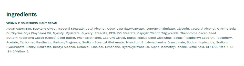 The Body Shop - Nočný krém s vitamínom E (50 ml) – Obrázok 6