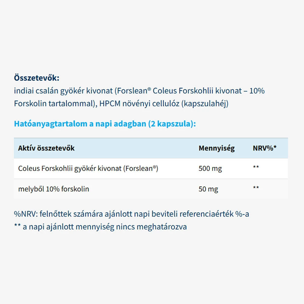 USA medical - Forskolin 10% Forslean (60 kapsúl) – Obrázok 5