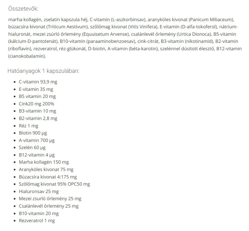 USA medical - USA medical Vlasy a krása (60 kapsúl) – Obrázok 5