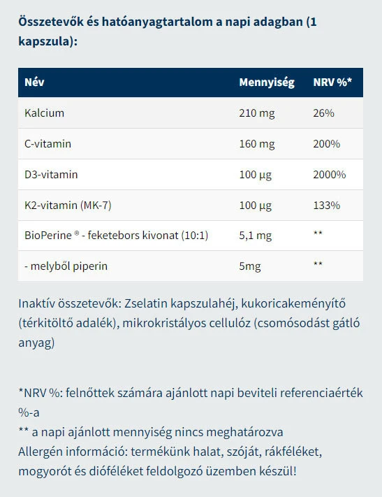 USA medical - USA medical K2+D3 s bioperínom (60 kapsúl) – Obrázok 5