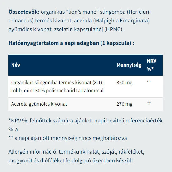 USA medical - Hríbovka leví hriva (60 kapsúl) – Obrázok 5