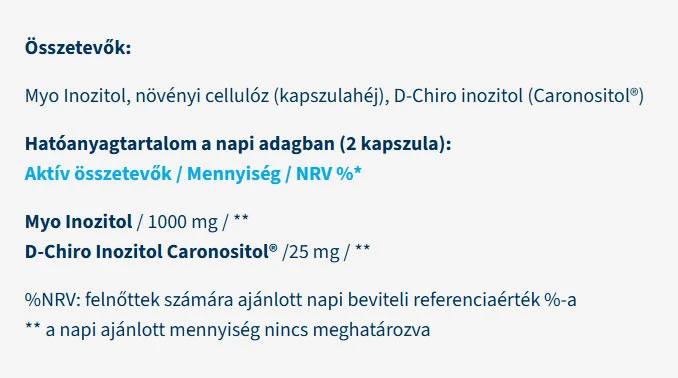 USA medical - Myo & D-Chiro Inozitol (60 kapsúl) – Obrázok 2