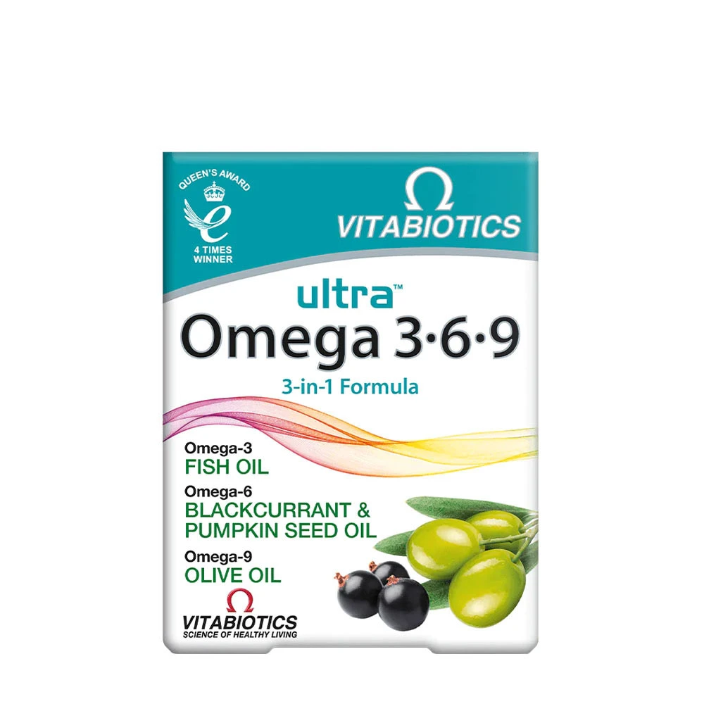 Vitabiotics Ultra Omega 3-6-9 (60 kapsúl)