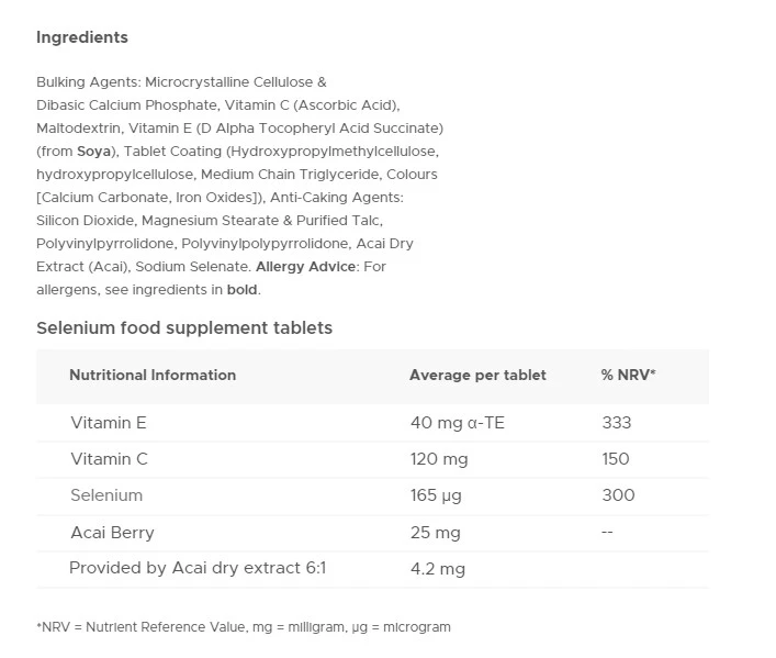 Vitabiotics - Vitabiotics Ultra Selén (30 tabliet)