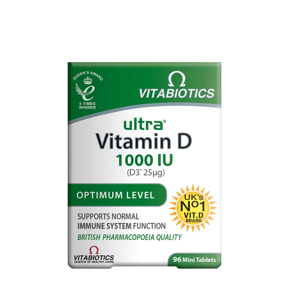 Vitabiotics - Vitabiotics Ultra Vitamín D 1000 IU (96 tabliet)