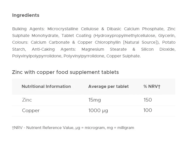 Vitabiotics - Vitabiotics Ultra Zinok 15 mg (60 tabliet) – Obrázok 5