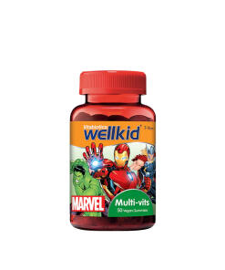 Vitabiotics - Vitabiotics Wellkid Marvel Multivitamíny (50 želatínových cukríkov, balenie s príchuťou jahody)
