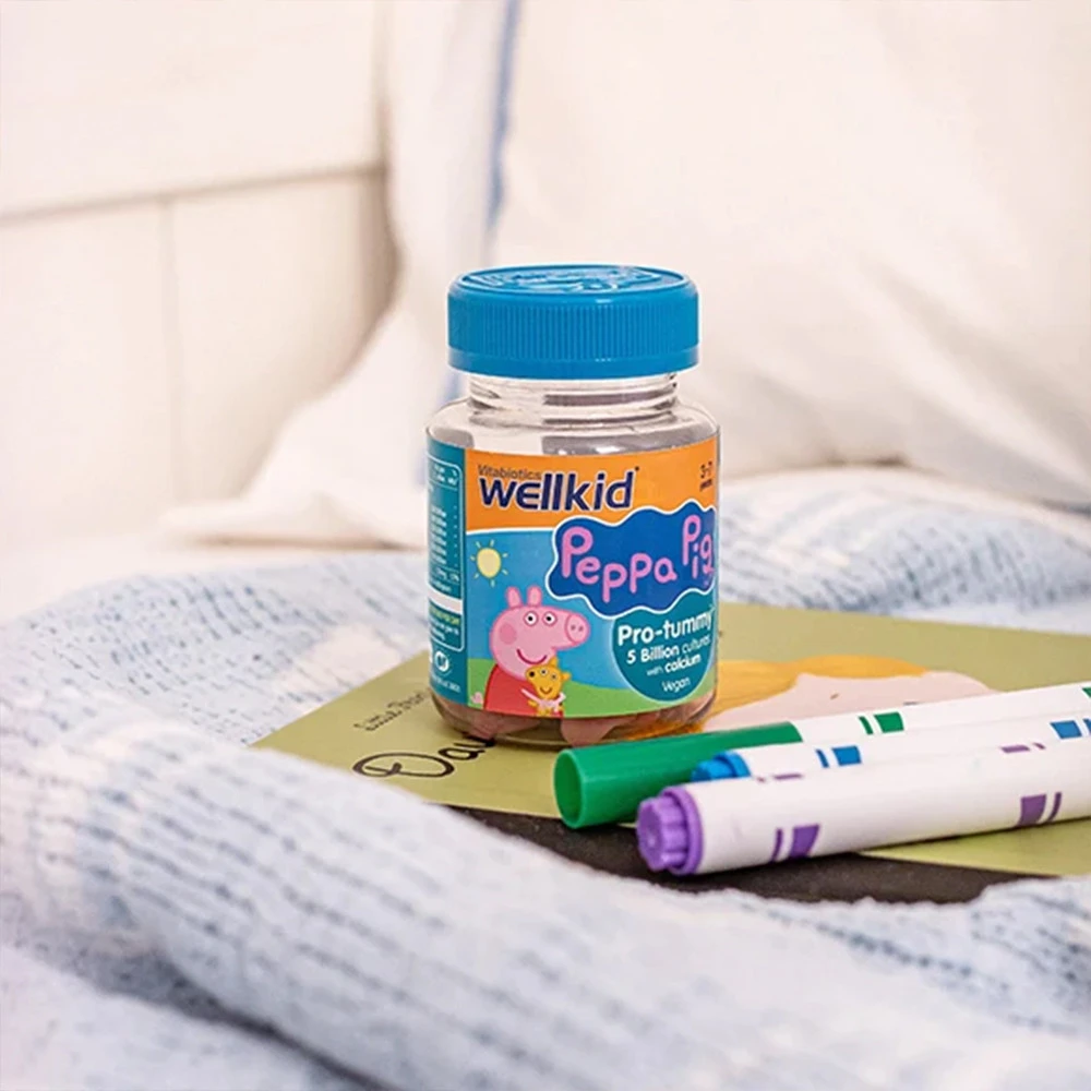 Vitabiotics - Vitabiotics Wellkid Peppa Pig Pro-tummy (30 želatínových cukríkov) – Obrázok 3