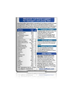 Vitabiotics - Vitabiotics Wellteen pre neho (30 tabliet)