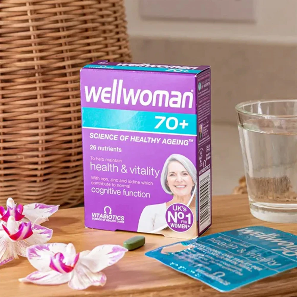 Vitabiotics - Vitabiotics Wellwoman pre ženy nad 70 rokov (30 tabliet) – Obrázok 5