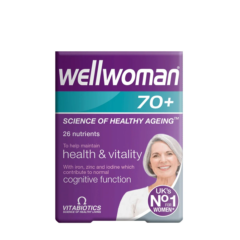 Vitabiotics - Vitabiotics Wellwoman pre ženy nad 70 rokov (30 tabliet)