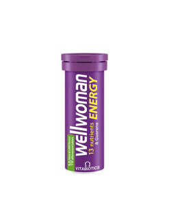 Vitabiotics - Vitabiotics Wellwoman Energy (10 šumivých tabliet, limetka)
