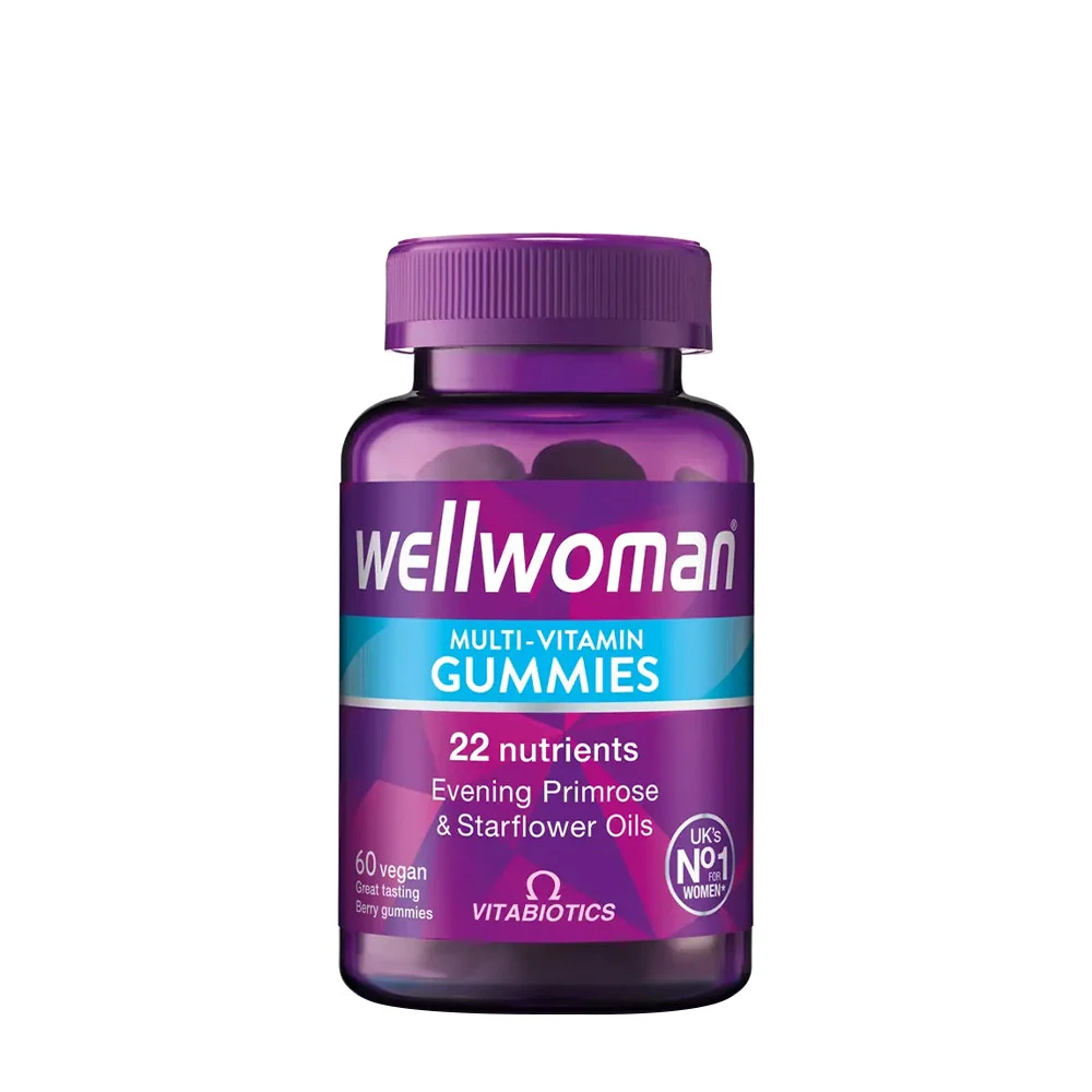 Vitabiotics - Vitabiotics Wellwoman Želé cukríky (60 želé cukríkov, ovocná príchuť)