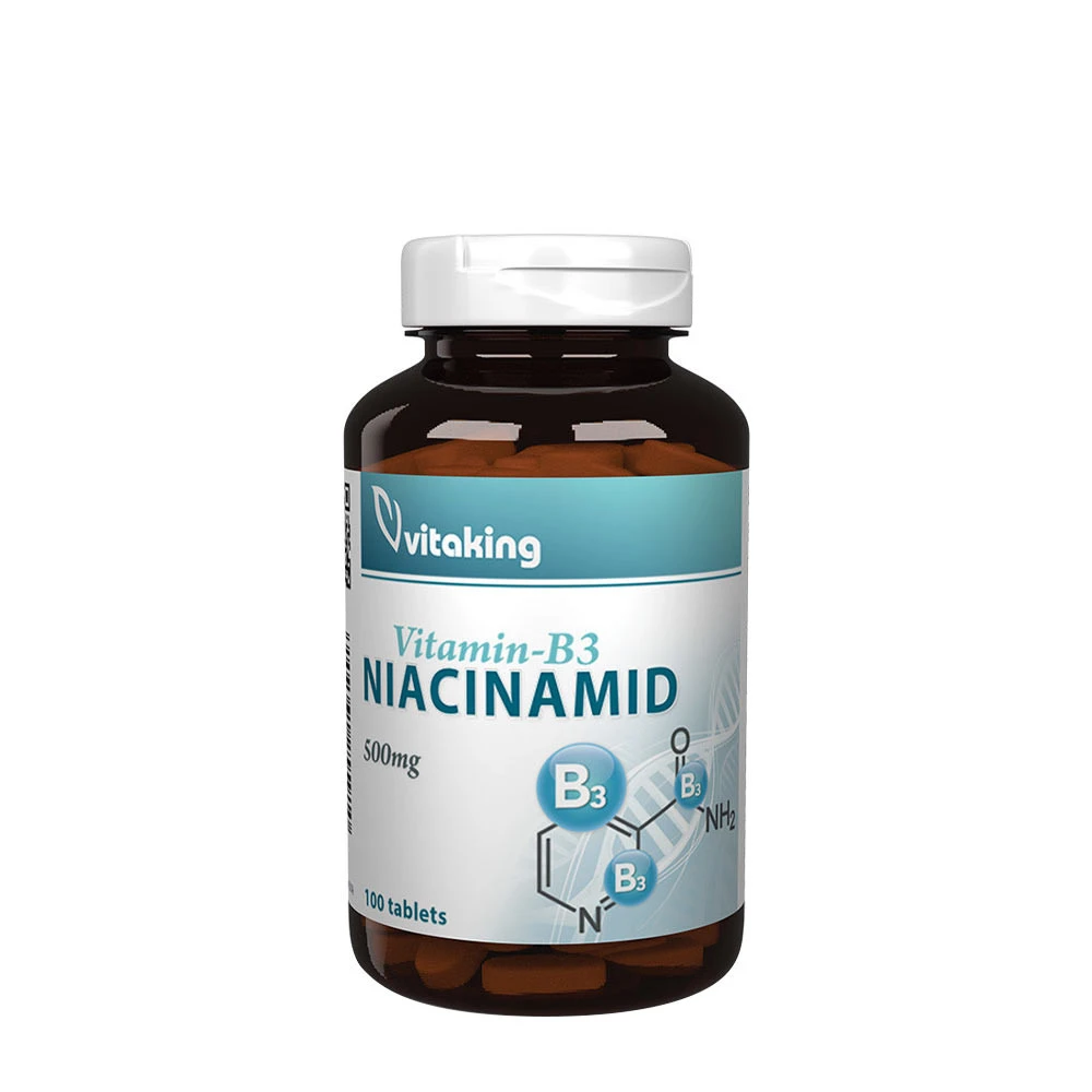 Vitaking - Vitaking B3 Niacínamid 500 mg (100 tabliet)