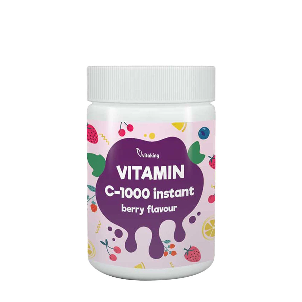 Vitaking - Okamžitý najvyšší prášok s vitamínom C (150 g, černica)