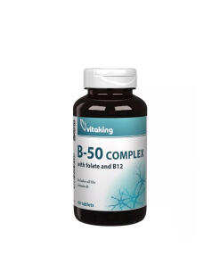 Vitaking - Vitamínový komplex B-50 od Vitakingu (60 tabliet)