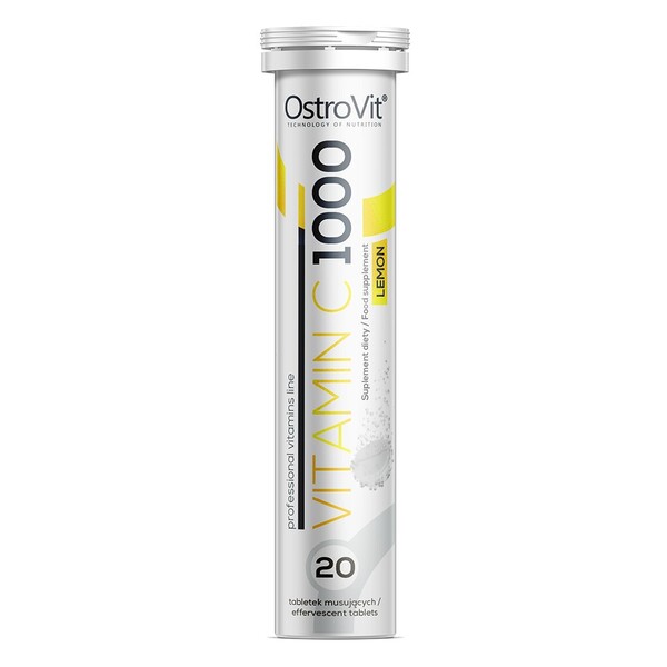 OstroVit - Vitamín C 1000, Citrón - 20 šumivých tabliet