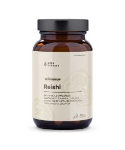 Aura Herbals - AURA HERBALS Mycodrop, Reishi 30:1, 30 % beta-glukánov (60 kapsúl)