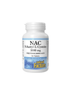 Natural Factors - N-acetyl-L-cysteín 1000 mg (90 tabliet)