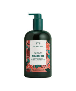 The Body Shop - Vegánsky sprchový gél s jahodovou vôňou (750 ml)