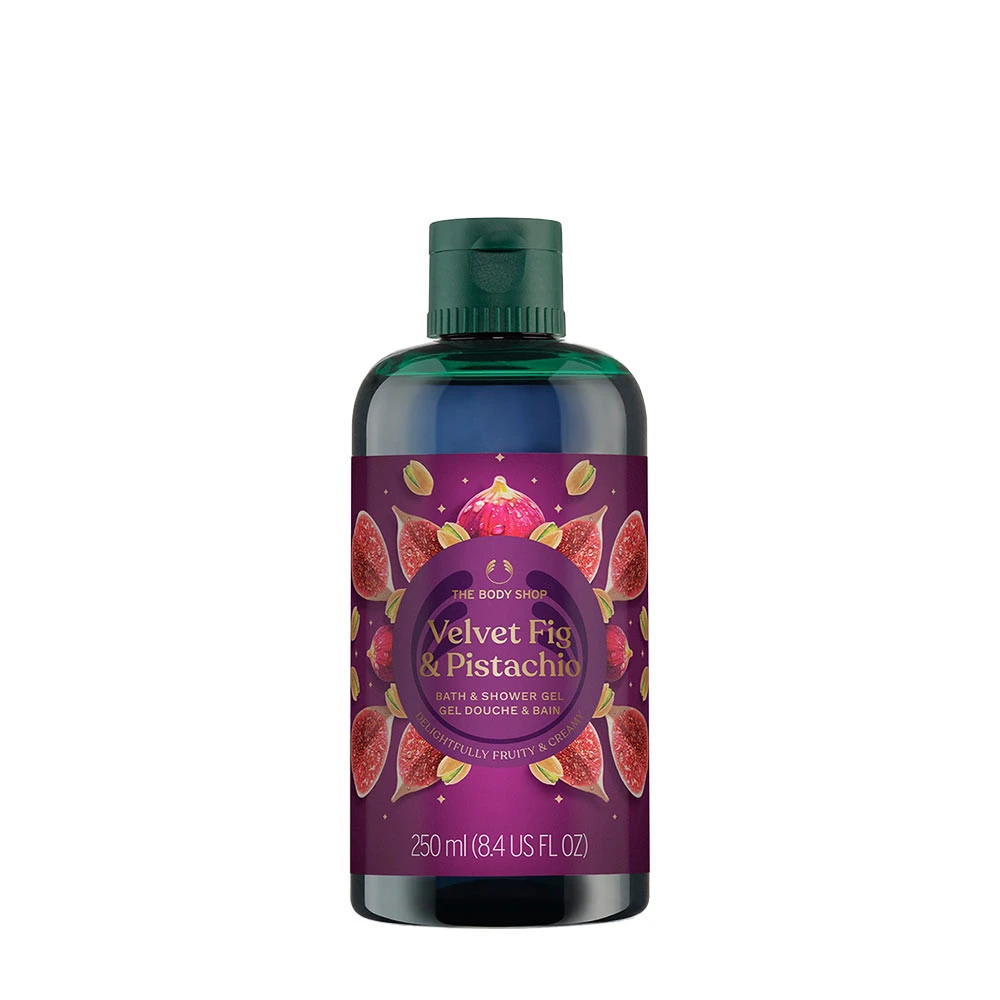 The Body Shop - Sprchový gél Velvet Fig and Pistachio (250 ml)