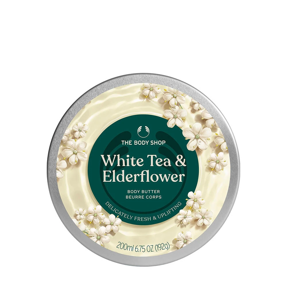The Body Shop - Maslo na telo s bielym čajom a bázou (200 ml)