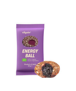 Vilgain - Vilgain Bio Energetická guľa (30 g, Čučoriedka & Jablko)
